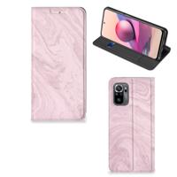 Xiaomi Redmi Note 10 4G | 10S | Poco M5s | Standcase | Marble Pink - Origineel Cadeau Vriendin