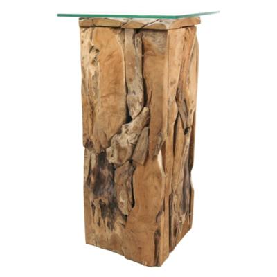 Pilaar Root - Blank - Teak - 30x30x80