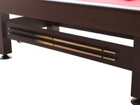 Cougar Saphir Pooltafel 7ft in bruin & rood Hoogteverstelbaar & incl. accessoires - thumbnail