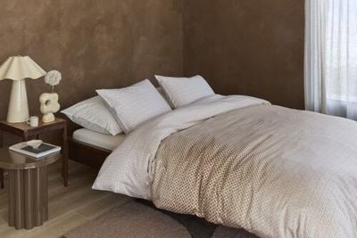 Beddinghouse Beddinghouse Dekbedovertrek Nadine Zand 200x200/220 cm