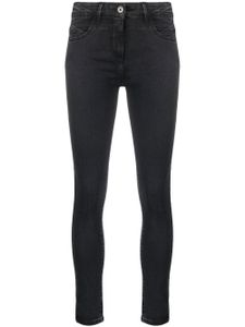 Patrizia Pepe jean skinny à taille basse - Noir