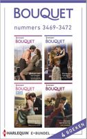 Bouquet e-bundel nummers 3469-3472 - Caitlin Crews, Cathy Williams, Anne MacAllister, Kim Lawrence - ebook - thumbnail