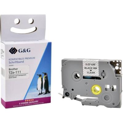 G&G Labeltape Tekstkleur: Zwart
