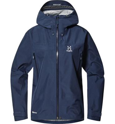 Haglofs ROC Flash GTX Hardshell Jas Dames Tarn Blue S