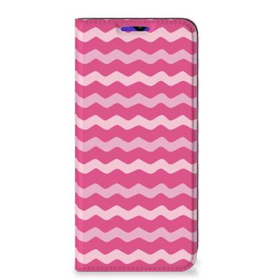 Samsung Galaxy A13 (5G) | Samsung Galaxy A04s | Hoesje met Magneet | Waves Pink