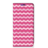 Samsung Galaxy A13 (5G) | Samsung Galaxy A04s | Hoesje met Magneet | Waves Pink