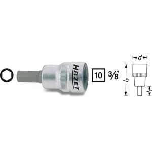 Hazet 8801K 8801K-9 Inbus Dopsleutel-bitinzet 9 mm 3/8 (10 mm)