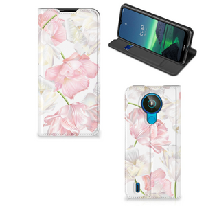 Nokia 1.4 Smart Cover Lovely Flowers