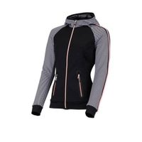 Sjeng Sports Plus Size sportvest Kailies plus zwart/grijs/roze - thumbnail