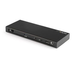 StarTech.com TB3DK2DPM2 notebook dock & poortreplicator Bedraad USB 3.2 Gen 1 (3.1 Gen 1) Type-C Zwart