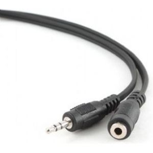Gembird 1.5 m, 3.5mm/3.5mm, M/F audio kabel 1,5 m Zwart