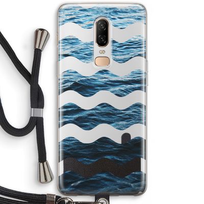 Oceaan: OnePlus 6 Transparant Hoesje met koord