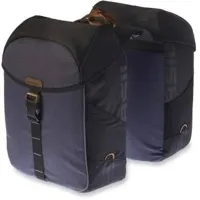 Dubbele fietstas Basil Miles Double Bag 34 Liter - Zwart / Grijs