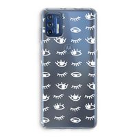 Eye pattern #3: Motorola Moto G9 Plus Transparant Hoesje
