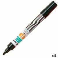 Permanente markeerstift Pilot SCA-F Herlaadbaar Zwart (12 Stuks)