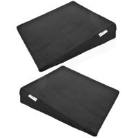 Wigvormig Zitkussen - 2x stuks - betere zithouding/comfort - 37 x 37 c