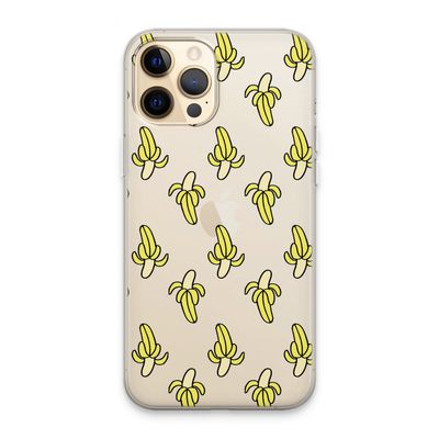 Bananas: iPhone 13 Pro Max Transparant Hoesje