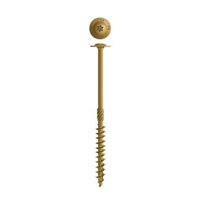 Dynaplus houtbouwschroef [50x] - AR-BRONZE - tellerkop - TX-40 - 8.0x100/55mm