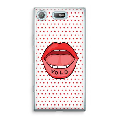 Yolo Denise: Sony Xperia XZ1 Compact Transparant Hoesje