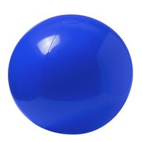 Opblaasbare strandbal extra groot plastic blauw 40 cm - Strandballen - thumbnail