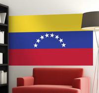 Muursticker vlag Venezuela