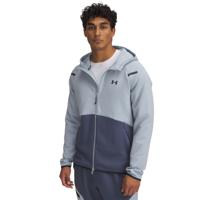 Under Armour Unstoppable Fleece Vest Hooded Full-Zip Lichtblauw Donkerblauw Zwart