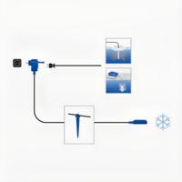 Aquaforte Schego Vorstbeveiliging 300W - Energiezuinige Anti-Vries Systeem met 5m Kabel voor Vijvers