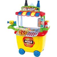 Bongers Speelgoed Playgo pizzeria kleiwagen met 6 potje dough, 28 gram