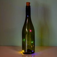 Wijnfles Lampje - Gekleurde Ledlampjes - thumbnail