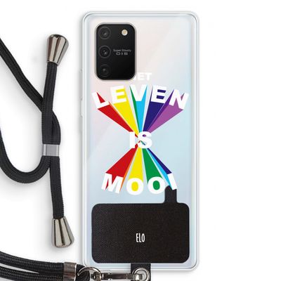 Het Leven Is Mooi: Samsung Galaxy S10 Lite Transparant Hoesje met koord