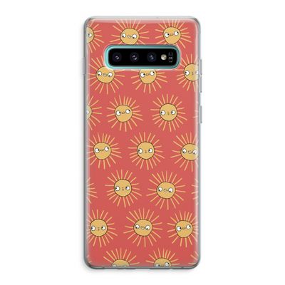 Zon: Samsung Galaxy S10 Plus Transparant Hoesje