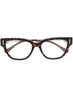 Gucci Eyewear lunettes de vue à monture effet écaille de tortue - Marron