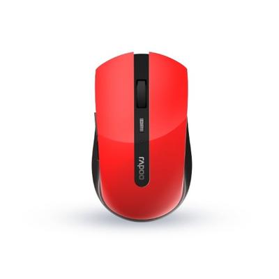 Rapoo Draadloze laser muis 7200M Multi-mode Muis Rood