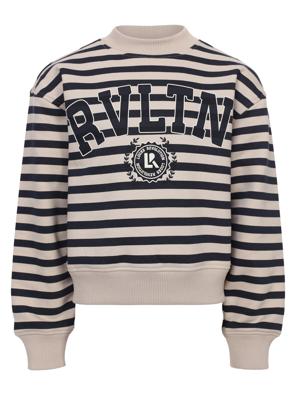 LOOXS 10sixteen winter sweater meisjes - blauw - gestreept