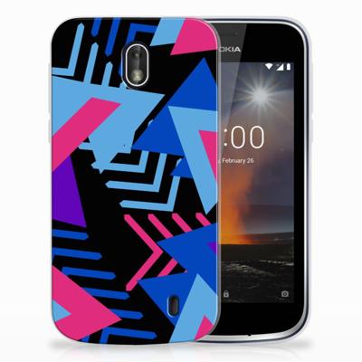 Nokia 1 | TPU Hoesje | Funky Triangle