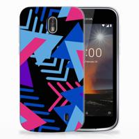Nokia 1 | TPU Hoesje | Funky Triangle
