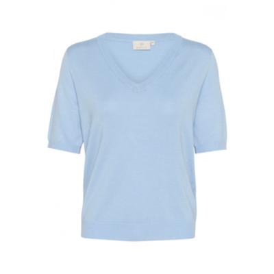 Kaffe - Blauw | Dames | Trui | Blauw | XXL | regular | Kamst mode