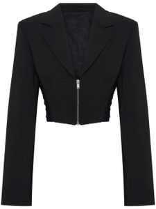 Dion Lee blazer zippé - Noir