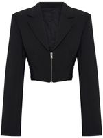 Dion Lee blazer zippé - Noir