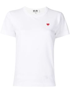 Comme Des Garçons Play t-shirt à logo imprimé - Blanc