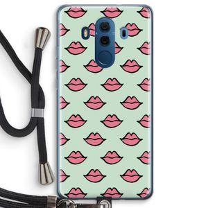 Lipjes: Huawei Mate 10 Pro Transparant Hoesje met koord