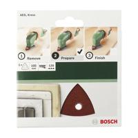 Bosch Accessories 2609256A58 Deltaschuurpapier Met klittenband, Geperforeerd Korrelgrootte 120 Hoekmaat 105 mm 5 stuk(s) - thumbnail