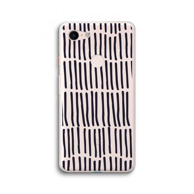 Moroccan stripes: Google Pixel 3 XL Transparant Hoesje