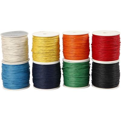 Creativ Company Katoenkoord, dikte 1 mm, diverse kleuren, 8x40 m/ 1 doos
