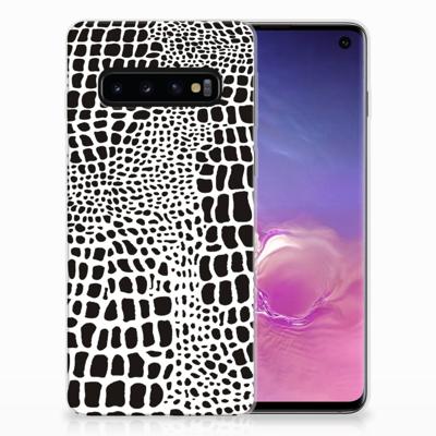 Samsung Galaxy S10 | TPU Hoesje | Slangenprint