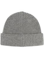 Zanone bonnet nervuré en cachemire - Gris