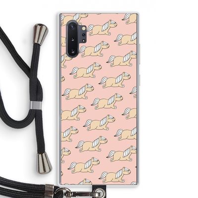 Ponys: Samsung Galaxy Note 10 Plus Transparant Hoesje met koord