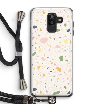 Terrazzo N°21: Samsung Galaxy J8 (2018) Transparant Hoesje met koord