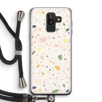 Terrazzo N°21: Samsung Galaxy J8 (2018) Transparant Hoesje met koord