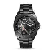 Horlogeband Fossil BQ2210 Staal Zwart 24mm - thumbnail